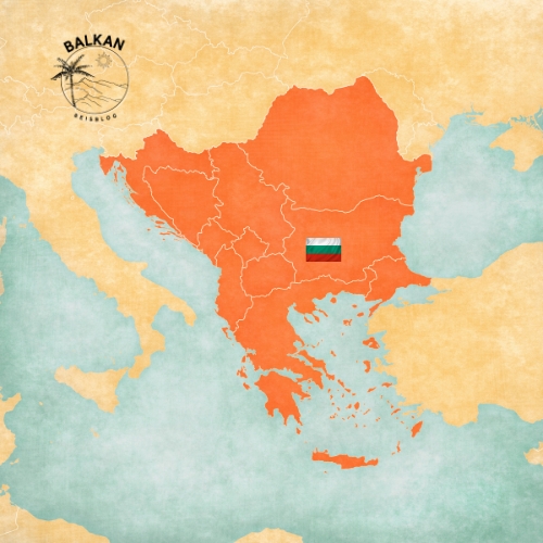 Kaart van de Balkanlanden