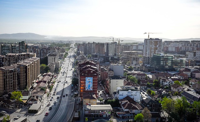 Pristina de hoofdstad van Kosovo